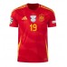 Spanien Lamine Yamal #19 Hemmatröja EM 2024 Kortärmad